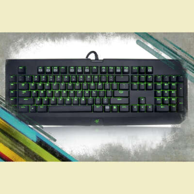 RAZER BLACKWIDOW ULTIMATE STEALTH 2014 BLACK