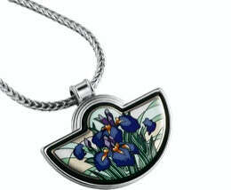 FREY WILLE - Claude Monet / Iris / Half moon pendant