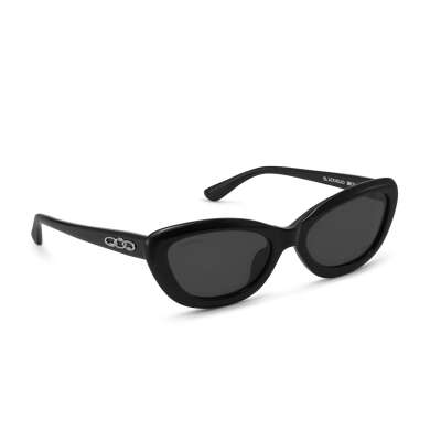 Blackhead Cat-Eye Vintage Style Sunglasses (Black)