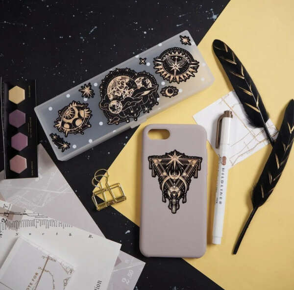 Набор наклеек Celestial⭐🖤
